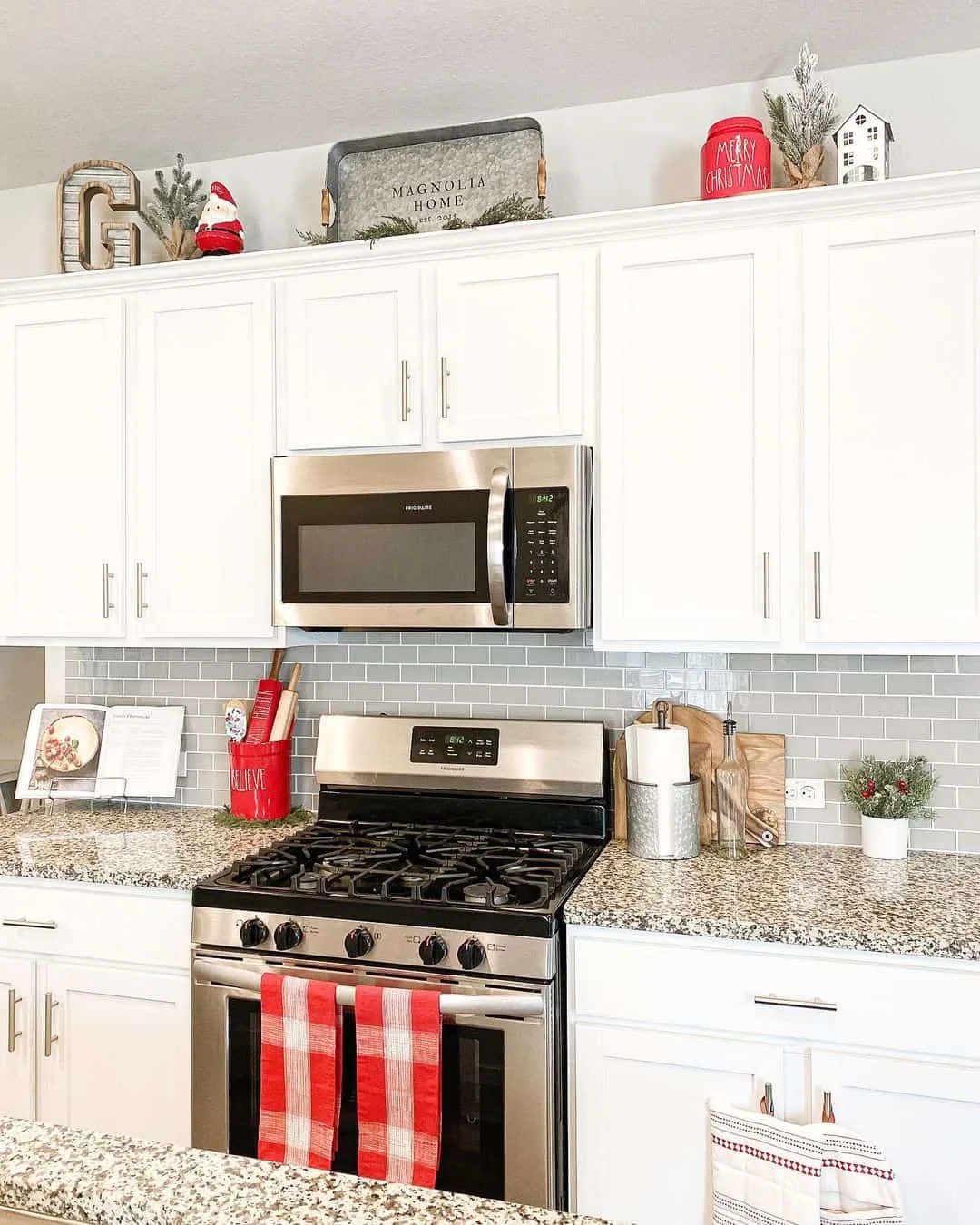 11342 red kitchen decor art maintenance