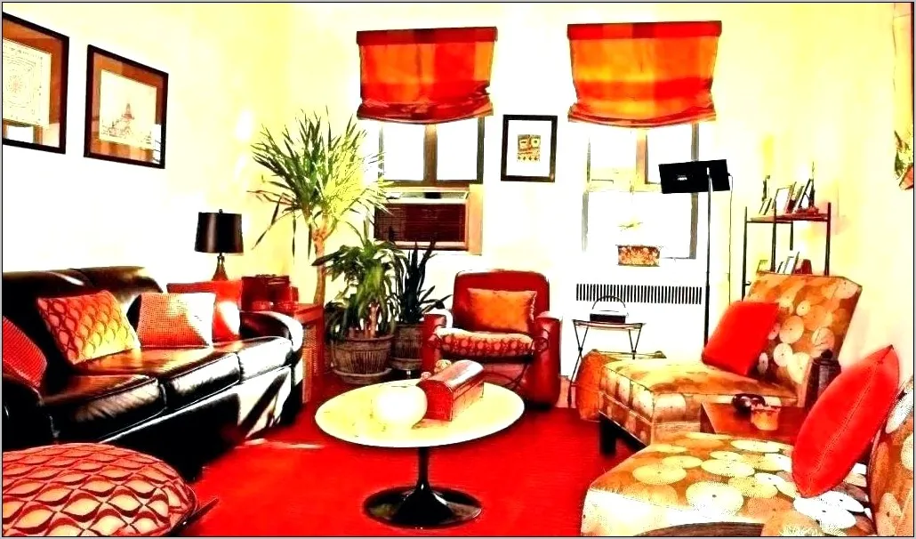 11350 blue cabinets orange accents