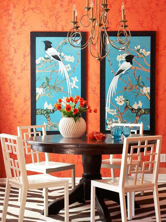 11350 orange walls blue accessories