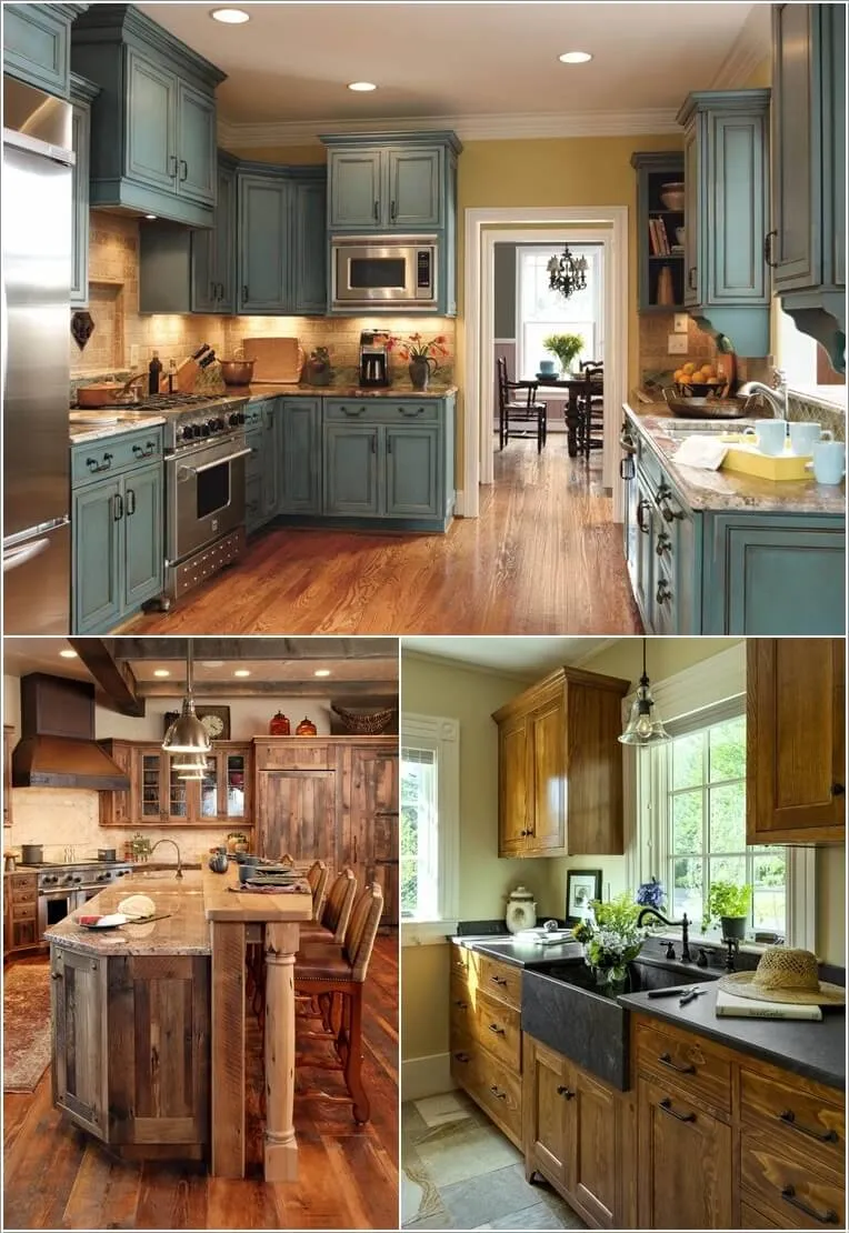 11351 red kitchen lighting