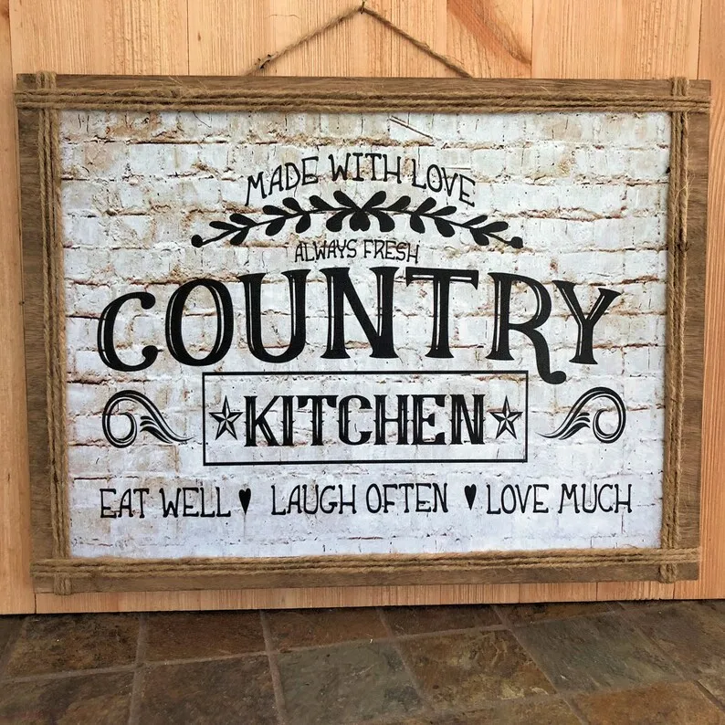 11359 farmhouse kitchen sign