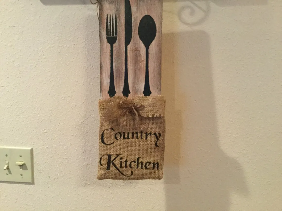 11359 metal kitchen sign