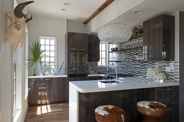 11407 cowhide rugs kitchen