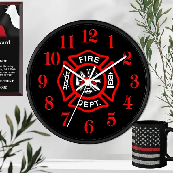 11419 red kitchen clock material