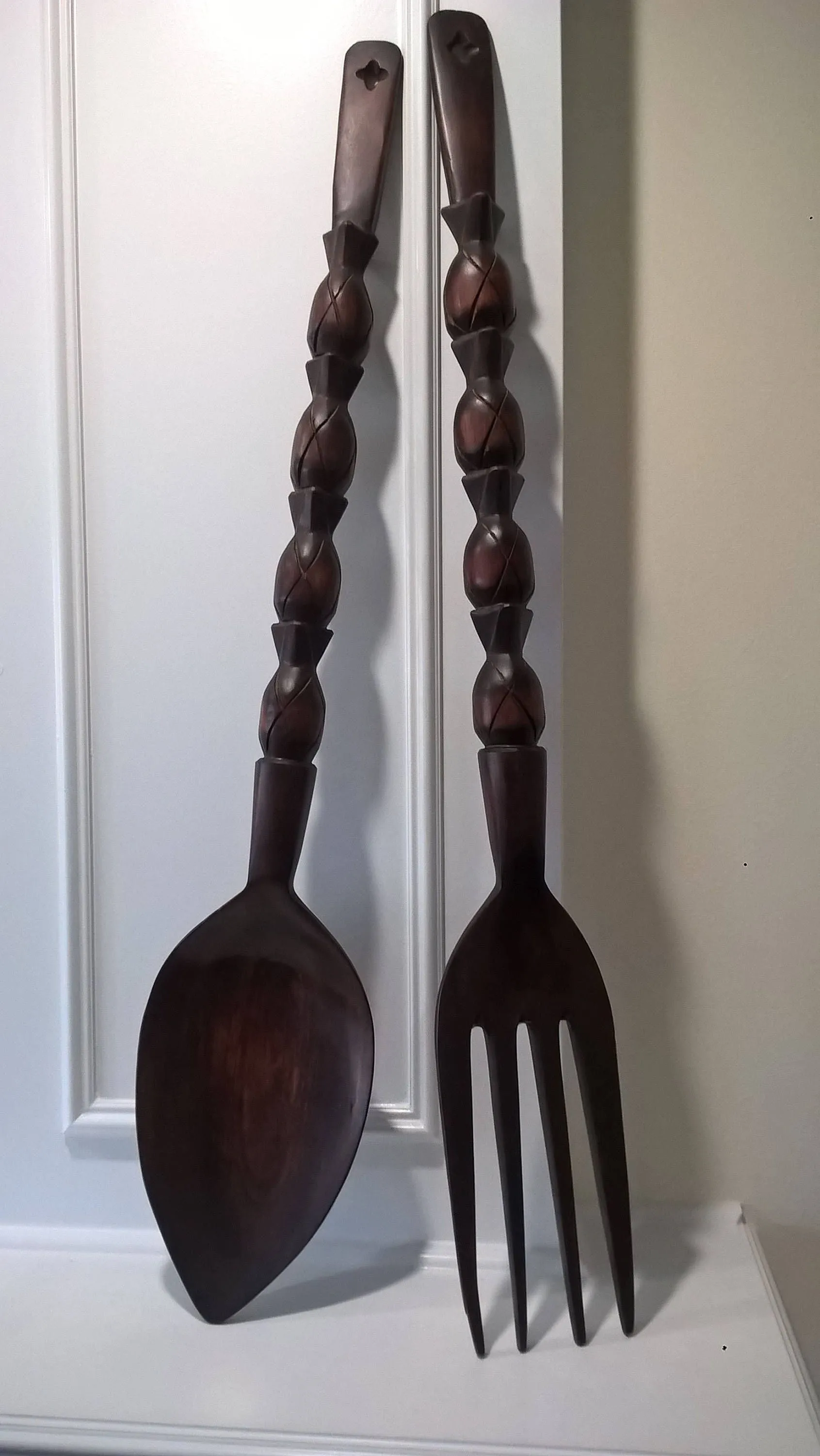 11465 wooden spoon clock