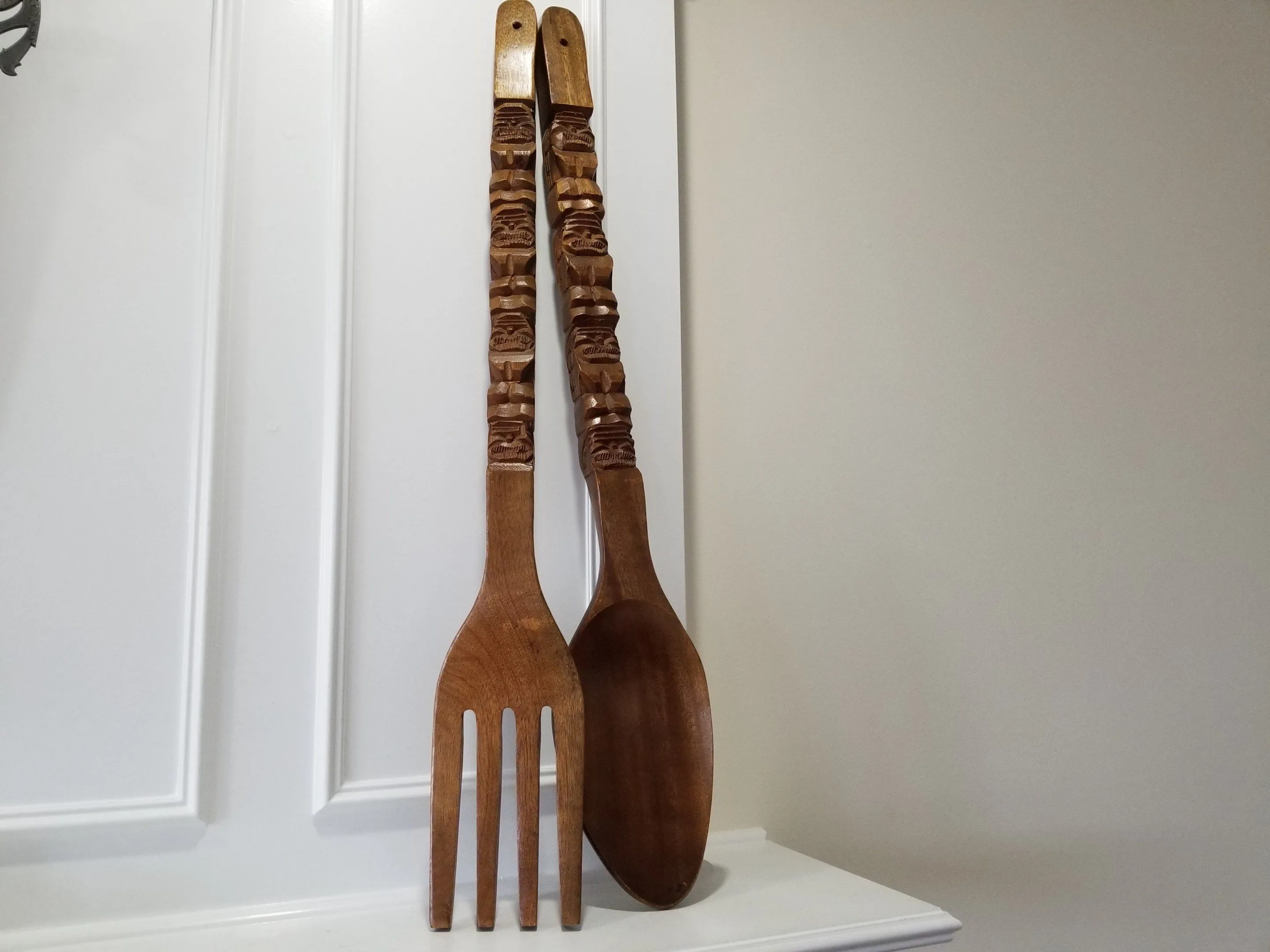 11465 wooden spoon utensil holder