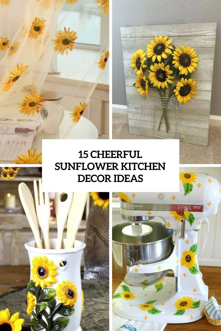 11474 sunflower kitchen decor colors