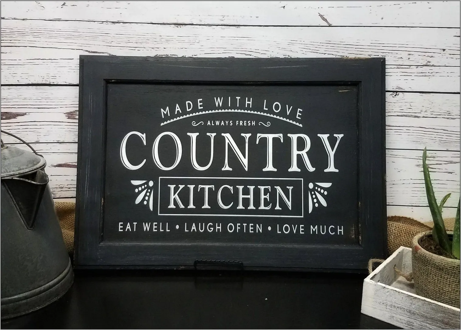 11492 farmhouse kitchen metal signs