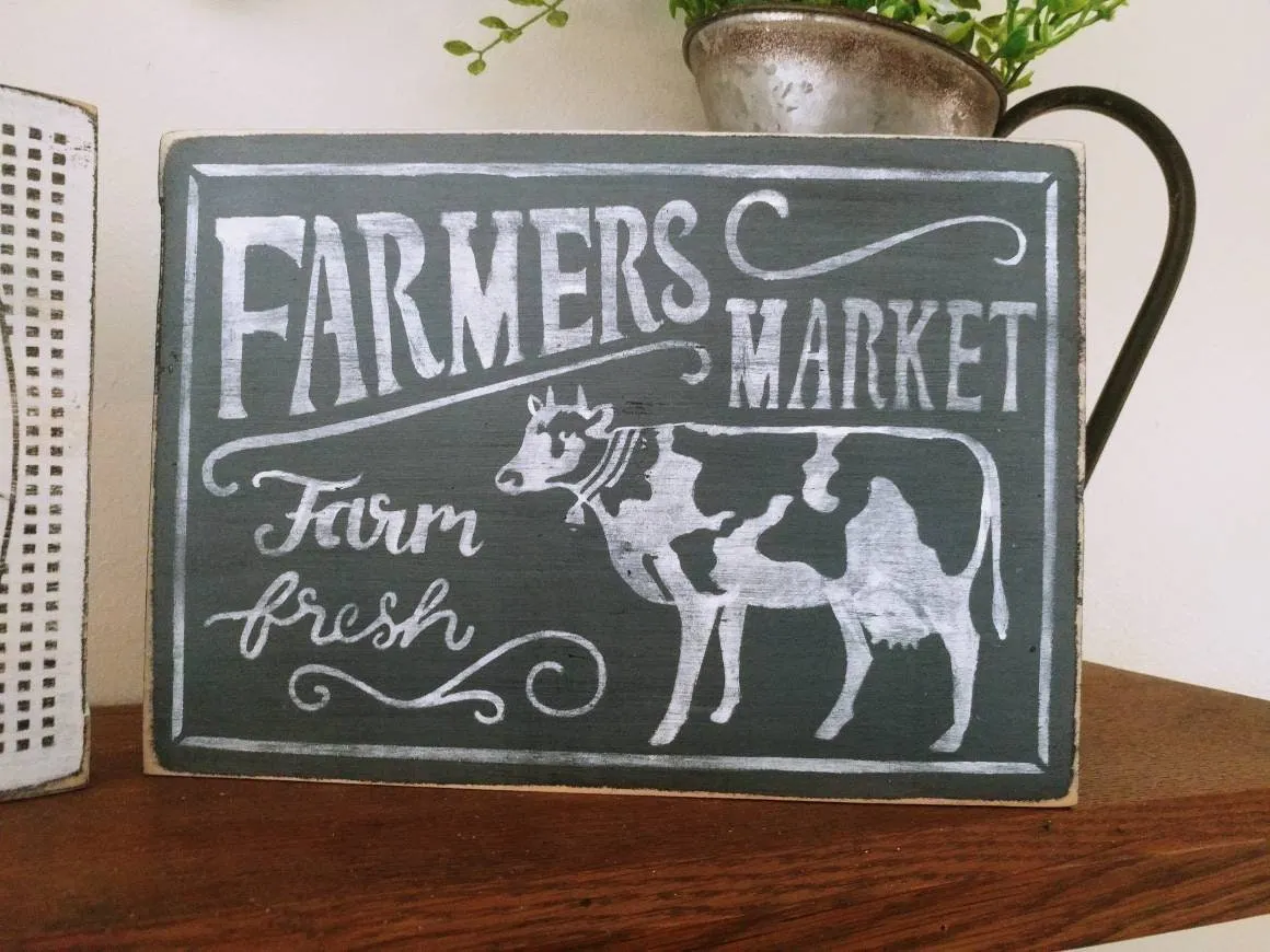 11492 farmhouse kitchen sign arrangements