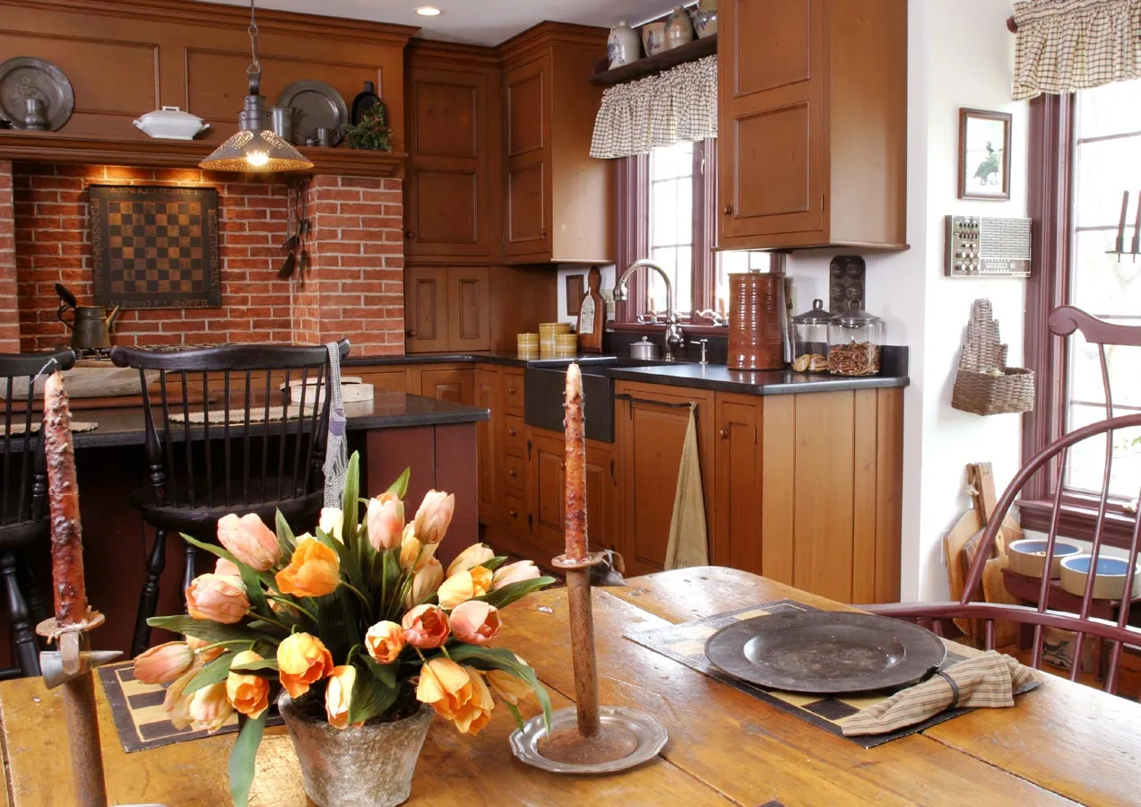 11509 rustic red kitchen image3