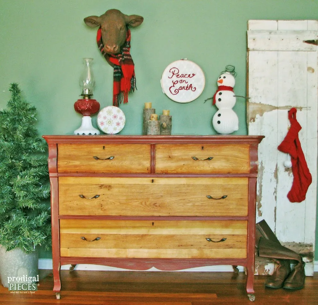 11552 rustic red kitchen overview