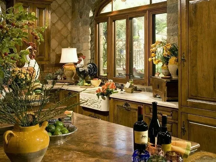 11620 tuscan red kitchen lighting