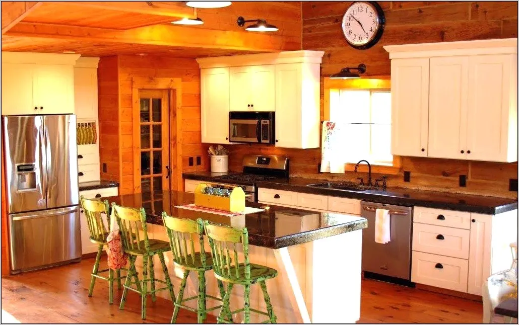 11629 cabin kitchen cozy ambiance