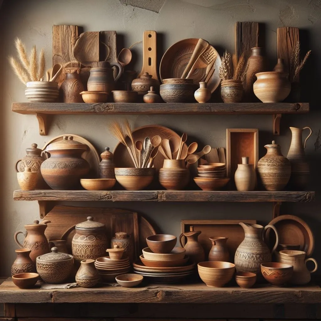 11634 rustic kitchen decor kit budget