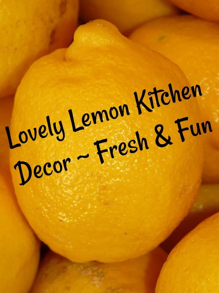 11642 lemon themed textiles