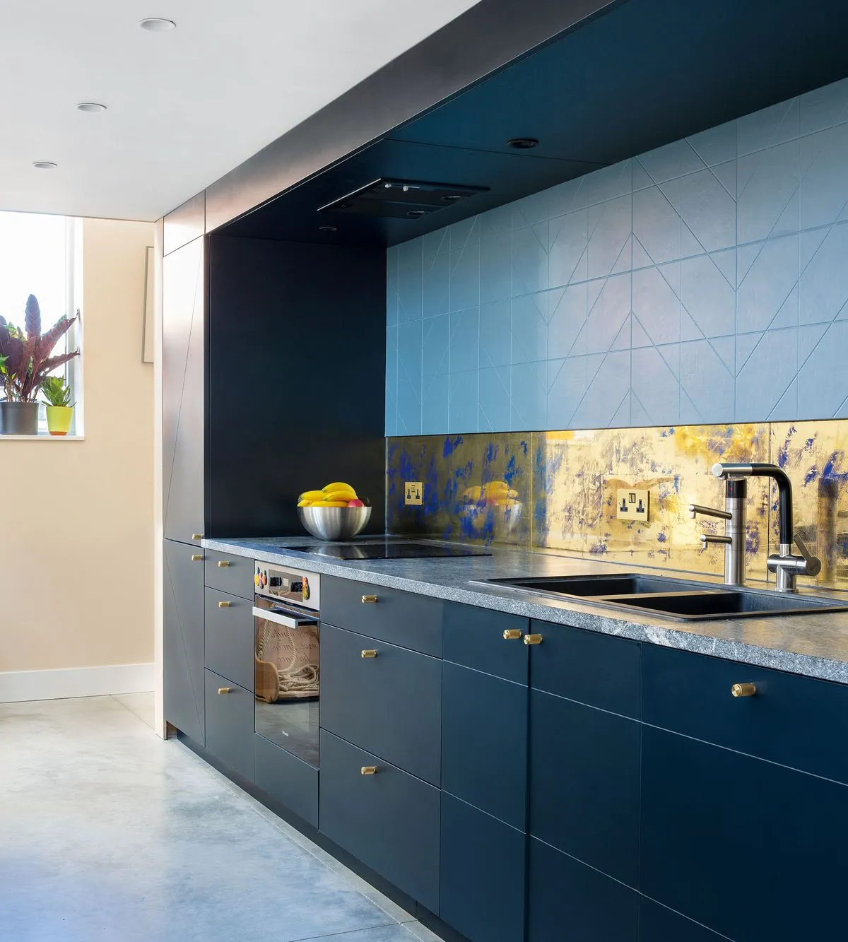 11648 navy cabinets kitchen