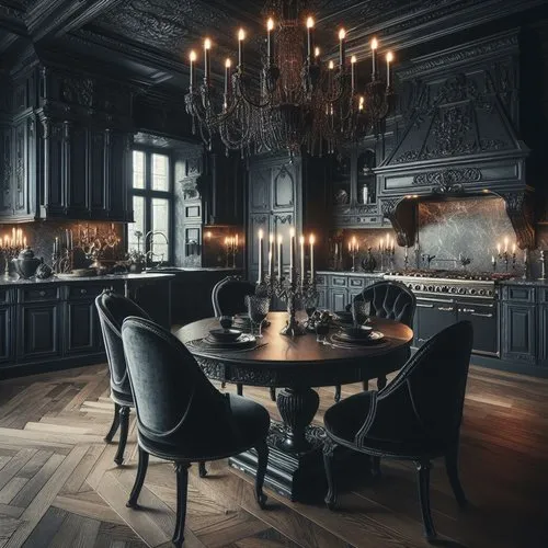 11655 gothic candle holders